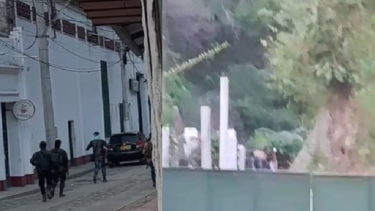 Los preocupantes videos vistos en El Carmen, Norte de Santander, donde guerrilleros patrullan el municipio y hostigan a la comisaría

 – Tinta clara
