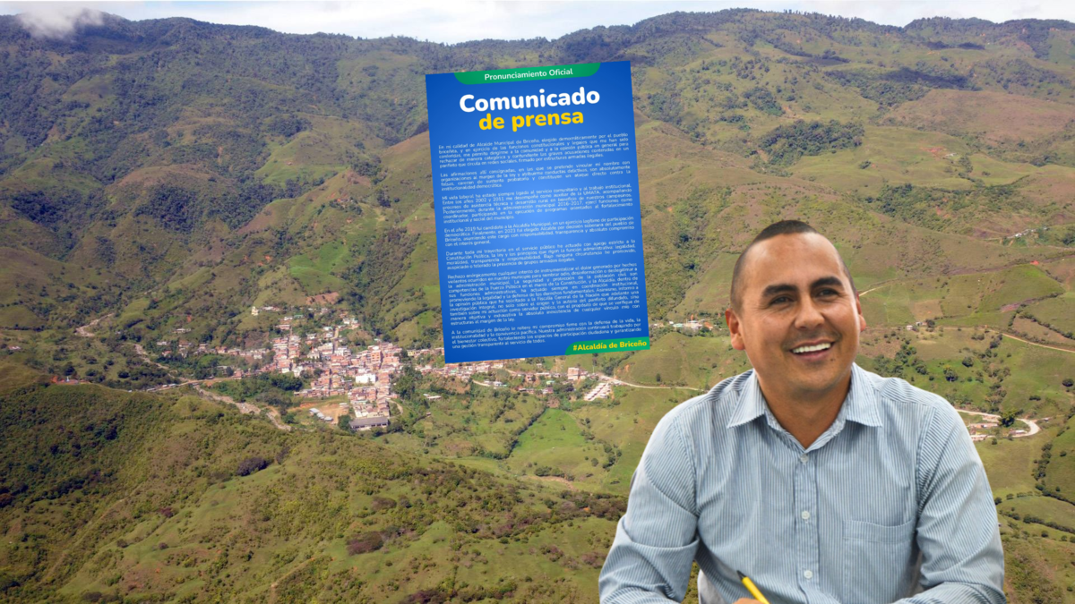 Alcalde de Briceño, Antioquia, fue amenazado por el frente 36 de las disidencias de las FARC; Gobernador convocó a atentados con bombas contra alias ‘Calarcá’

 – Tinta clara