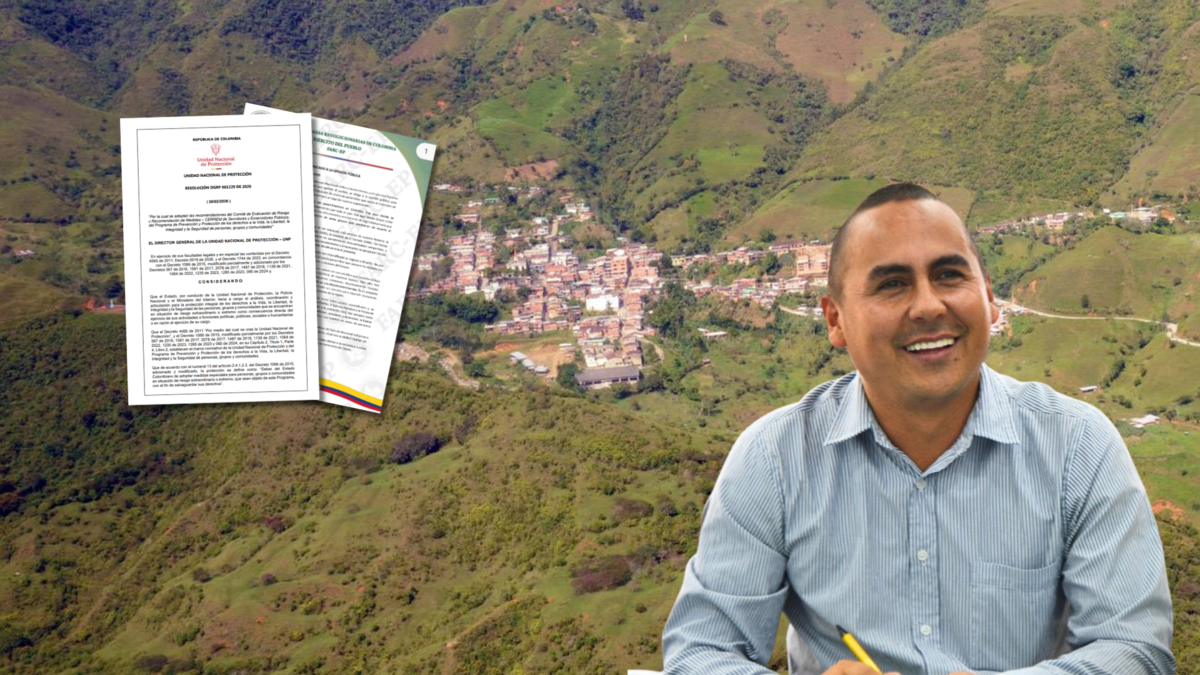 La polémica respuesta de la UNP al urgente pedido de protección del alcalde de Briceño tras ser declarado objetivo militar por las disidencias

 – Tinta clara