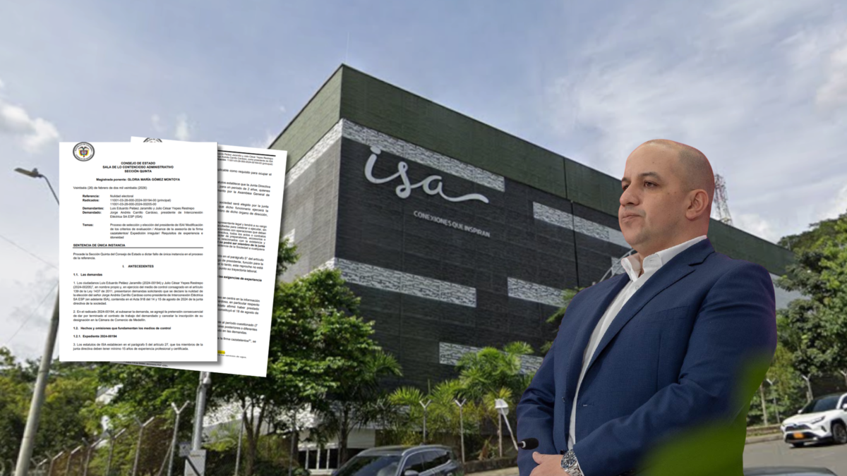 Los contundentes argumentos de la demanda contra la elección de Jorge Carrillo como presidente del ISA que llevó al Consejo de Estado a anularla

 – Tinta clara