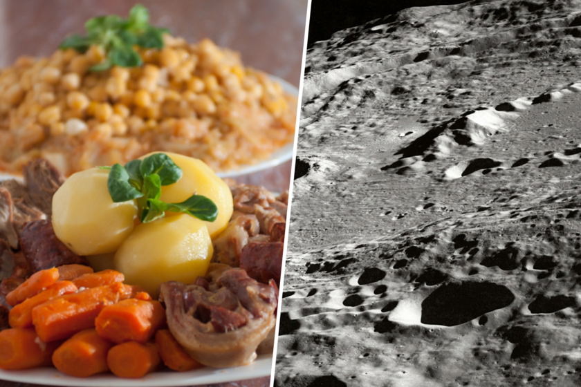 Cocido madrileño. Un equipo estadounidense consigue cultivar garbanzos en el regolito lunar

 – Tinta clara