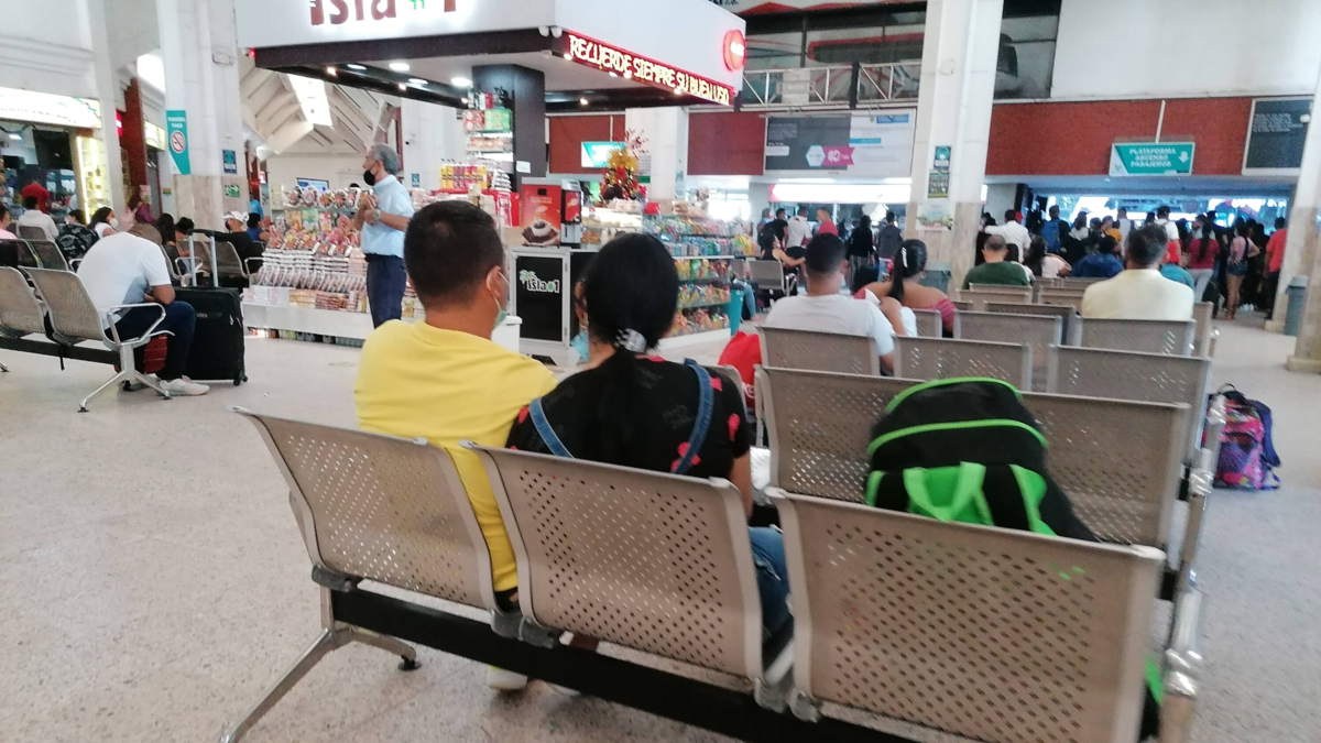 Se esperan más de 200.000 pasajeros y 7.000 salidas en la terminal terrestre

 – Tinta clara