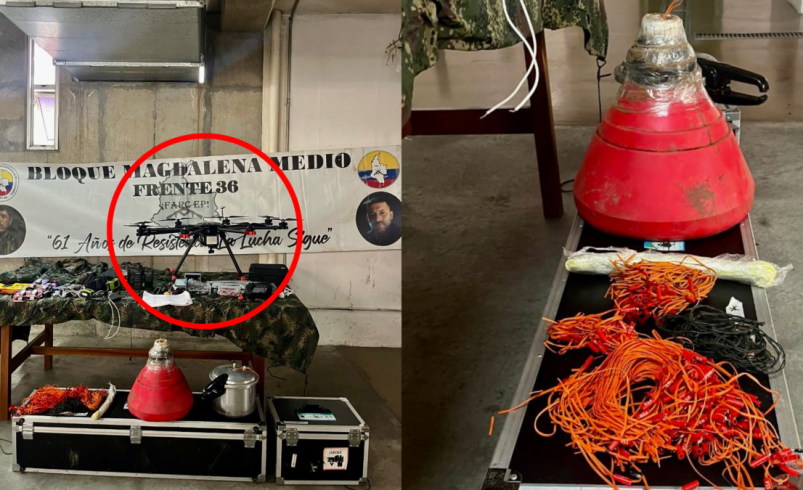 El Ejército incautó un dron y varios artefactos explosivos en el Norte

 – Tinta clara