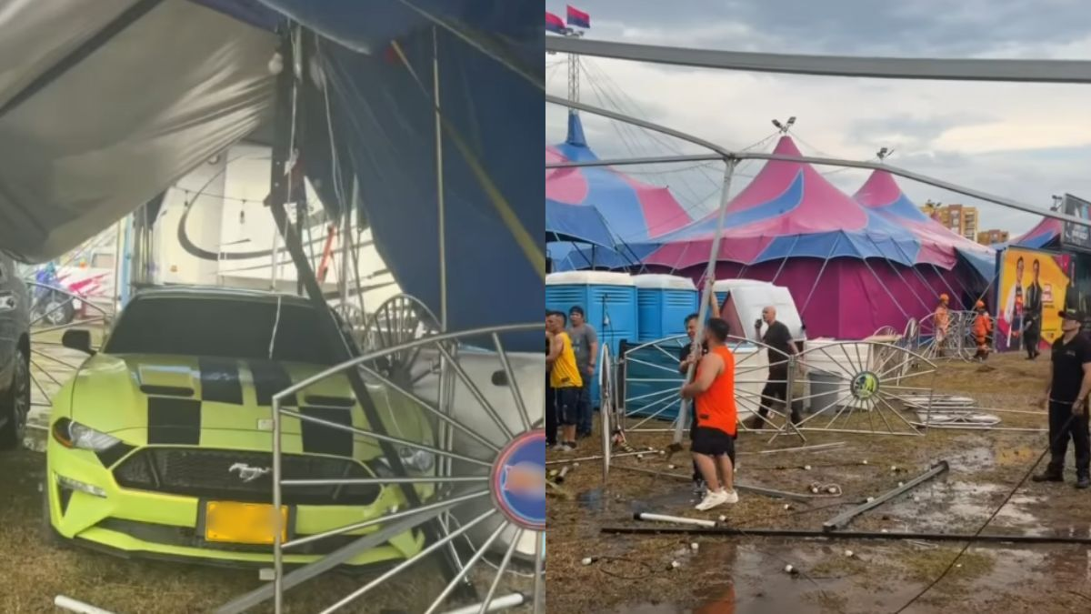 Gale en Neiva sacudió la carpa del circo Hermanos Gasca y sus integrantes se asustaron: ‘Nunca había sentido tanto miedo’

 – Tinta clara