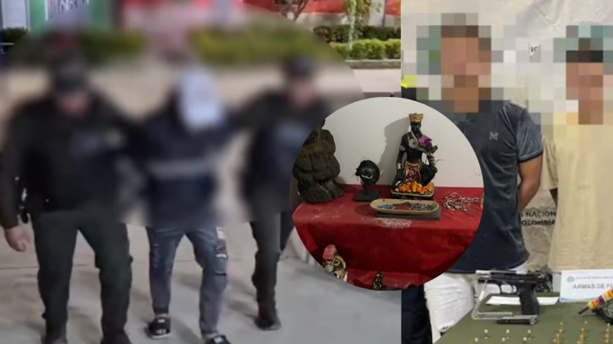 Encontraron altares, velas y más

 – Tinta clara