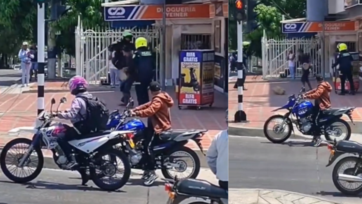 Policía neutralizó con una ‘patada voladora’ a un hombre que intentó atacarlo con una enorme piedra en Barranquilla

 – Tinta clara