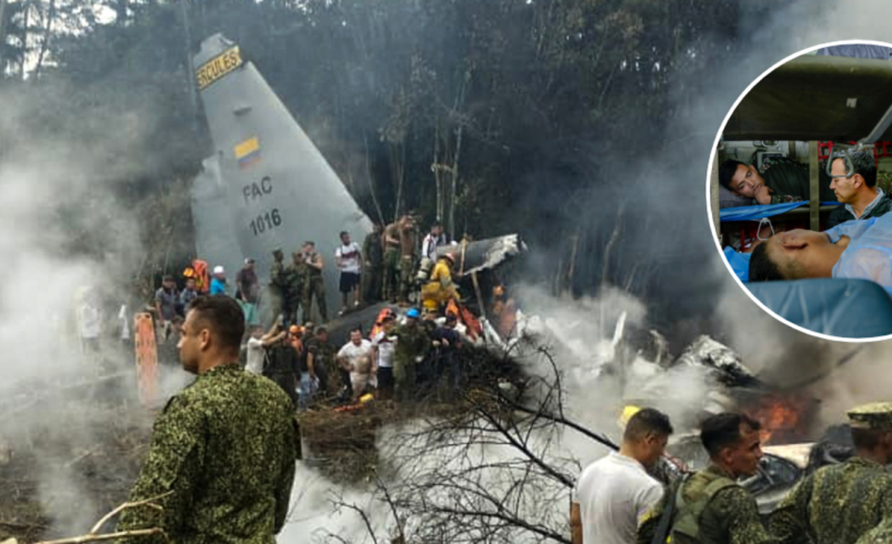 Soldado reveló cómo logró salvarse tras el accidente del avión Hércules C-130 del Ejército del Aire y contó los momentos dentro de la aeronave: ‘Me pisotearon’

 – Tinta clara