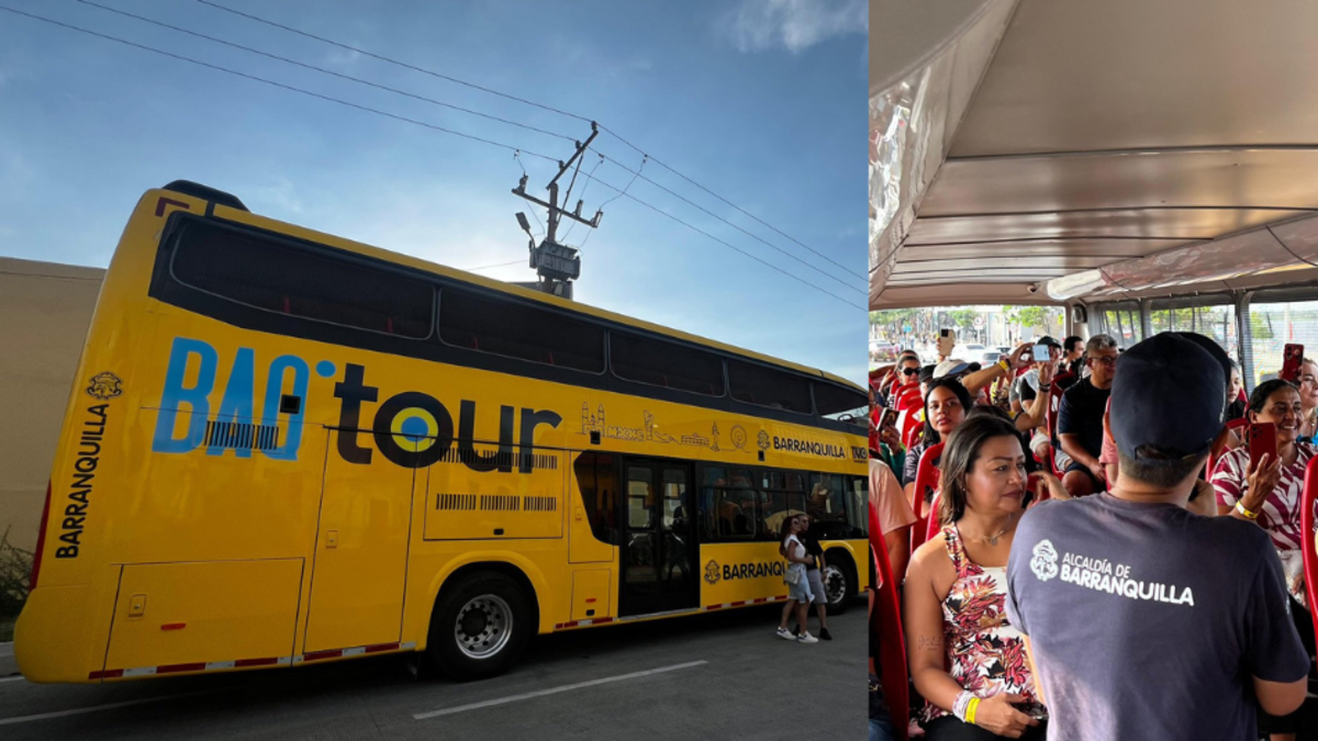 Barranquilla inicia operación del BAQTour, el primer bus turístico que recorrerá la ciudad

 – Tinta clara