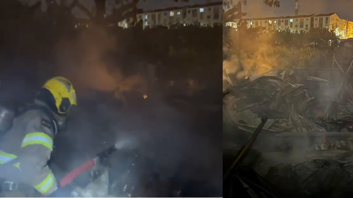 Los bomberos advierten que las llamas destruyeron más de 40 viviendas e informan que cuatro personas resultaron heridas

 – Tinta clara