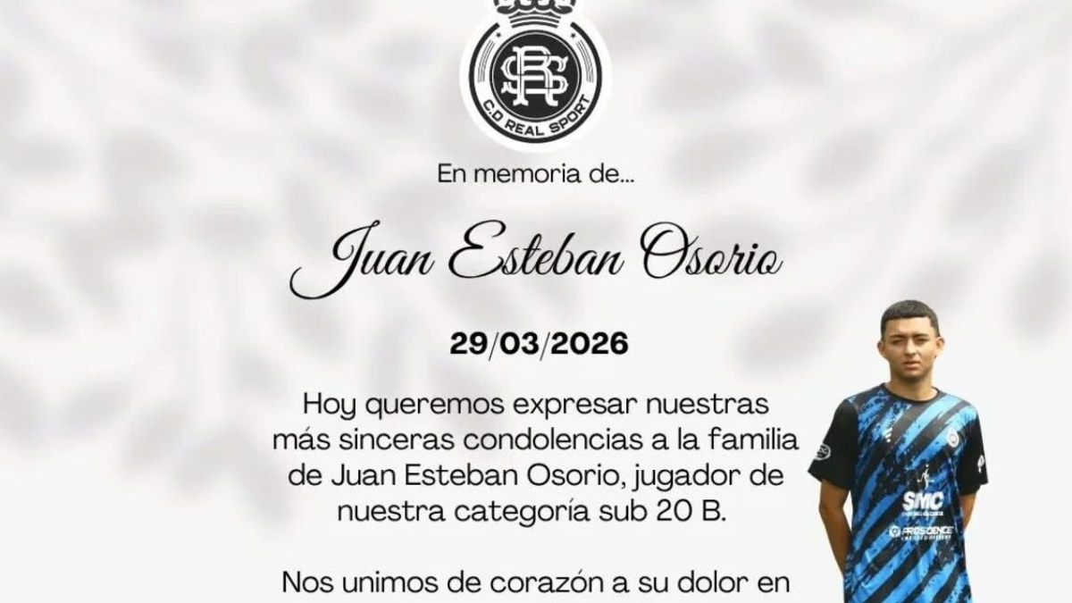 Joven futbolista asesinado en Barcelona, ​​Quindío

 – Tinta clara