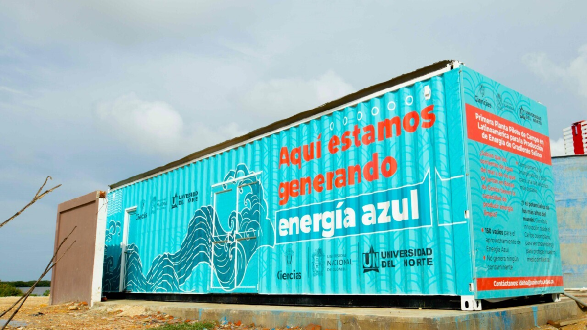 En Bocas de Ceniza prueban nueva energía renovable que convierte la mezcla de agua dulce y salada en electricidad

 – Tinta clara