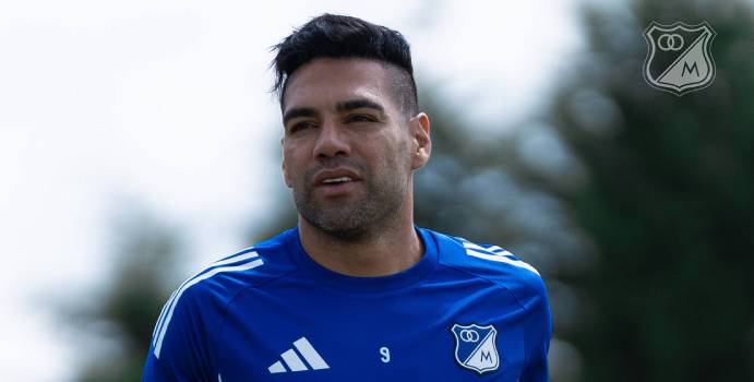 Falcao ya entrena con Millonarios y estaría para la Sudamericana

 – Tinta clara
