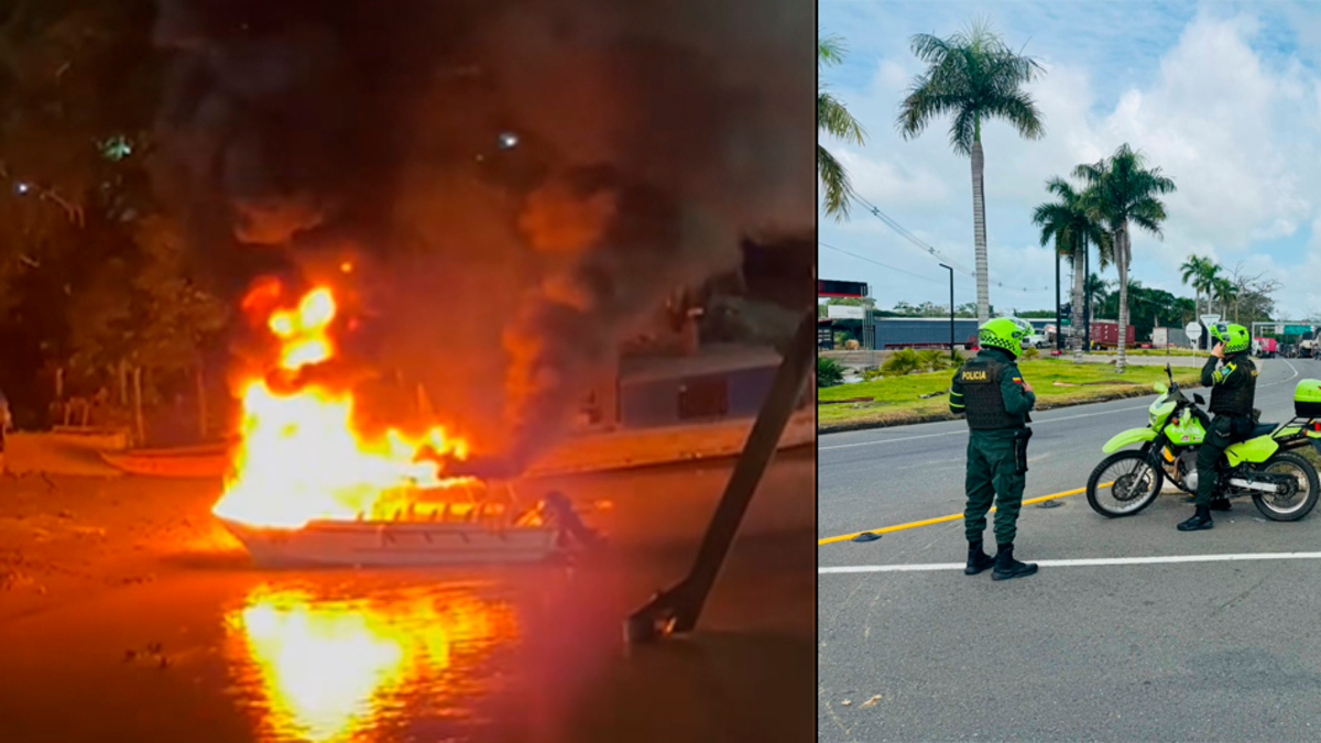 Incendio y bloqueos de embarcaciones de Mineros SA

 – Tinta clara