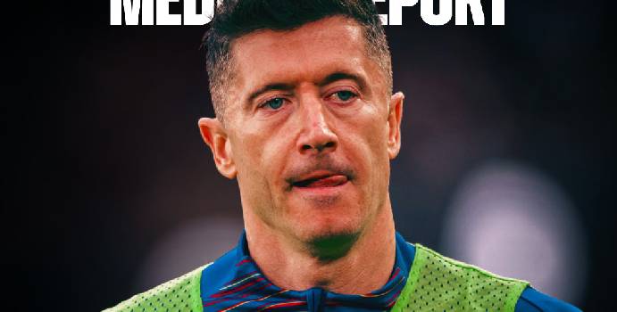 Lewandowski es baja del Barcelona por fractura

 – Tinta clara