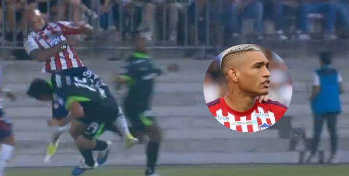 Jermein Peña fue expulsado ante Atlético Nacional por un codazo

 – Tinta clara