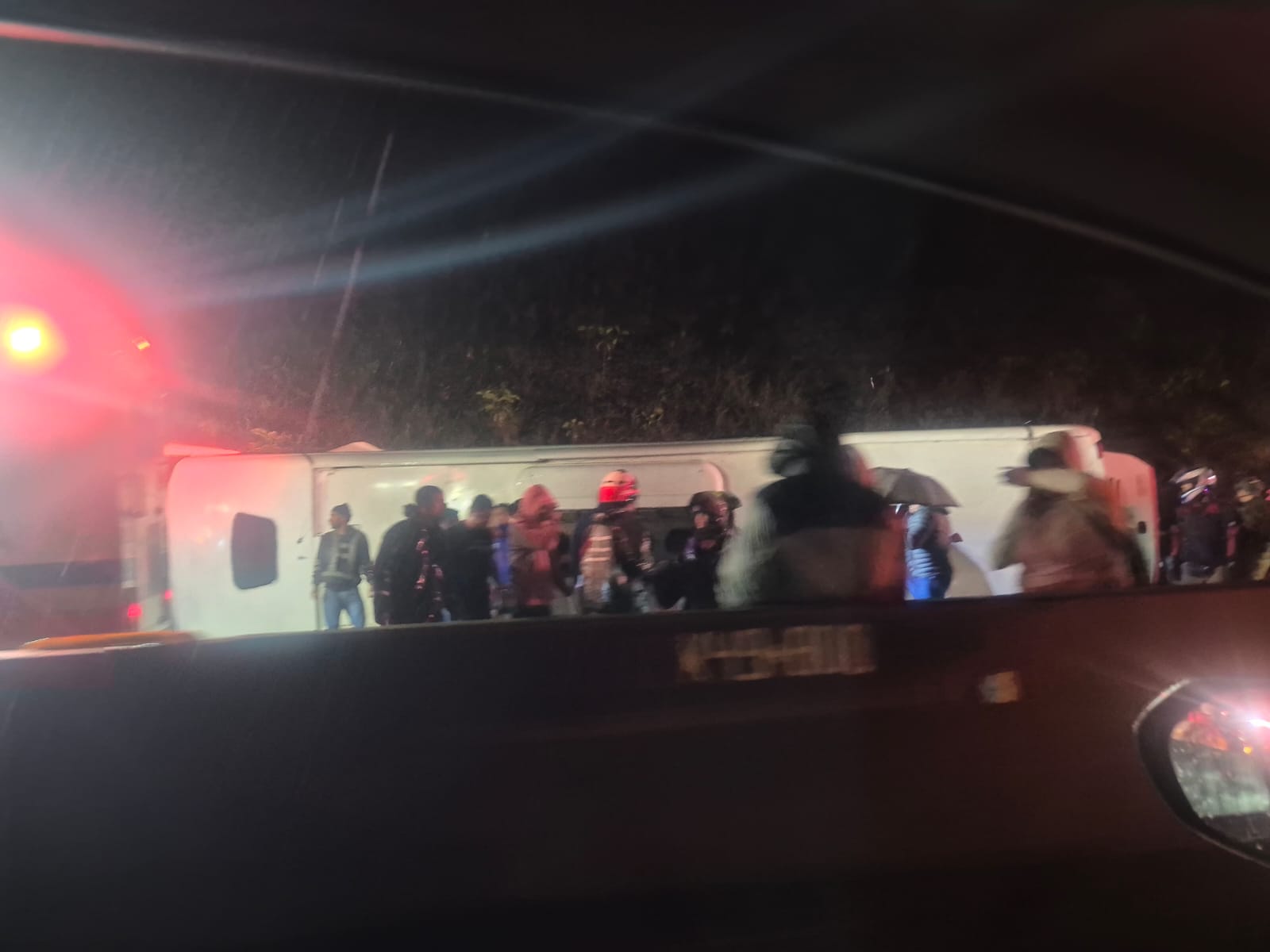 Vuelco de autobús en La Vega, Cundinamarca