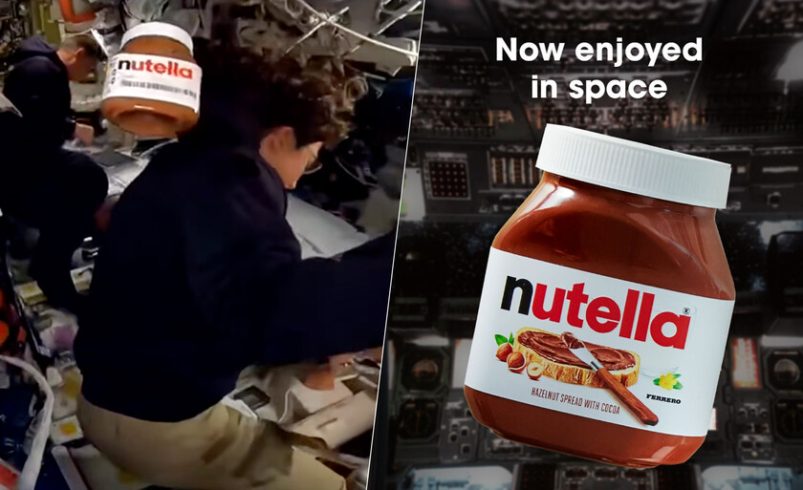 Un frasco de Nutella se coló en la transmisión en vivo de Artemis II desde Orion, por lo que muchos pensaron lo mismo: publicidad encubierta

 – Tinta clara