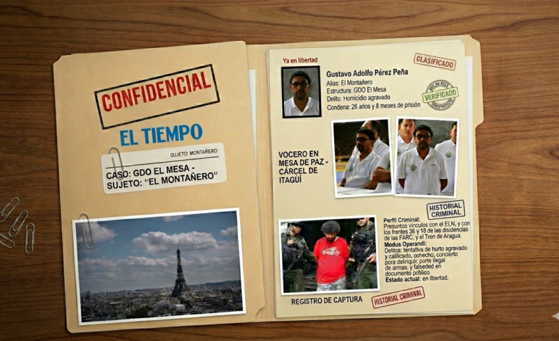 El jefe de los mil nombres de la mesa de la paz que pasó de estar condenado por el asesinato de un preso en una cárcel del campo a estar de viaje en París

 – Tinta clara