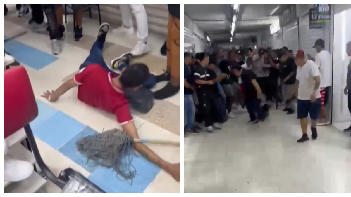 Hasta lo golpearon con el trapeador: brutal ataque contra un presunto delincuente acusado de robar en un establecimiento del centro de Cali

 – Tinta clara