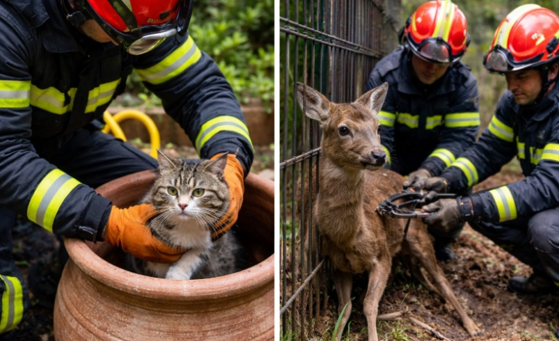 Rescate de fauna en Madrid: se salvan un corzo y un gato en peligro – EXTRA

 – Tinta clara
